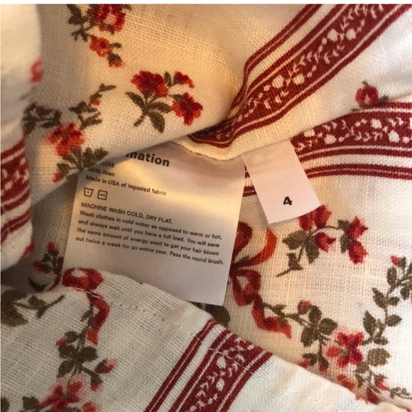 Reformation Romi Linen Top, Size 4 - SOLD OUT STYLE - Picture 5 of 5